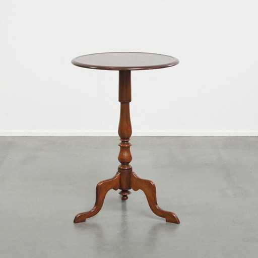 Ancienne table à vin anglaise de la fin du 19e siècle avec plateau en une seule pièce