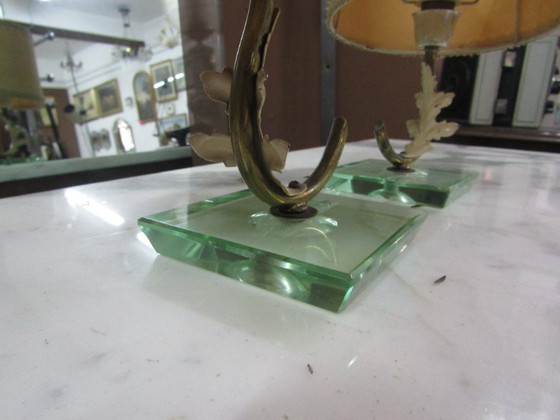 Image 1 of pair of Pietro Chiesa lamps for fountain art