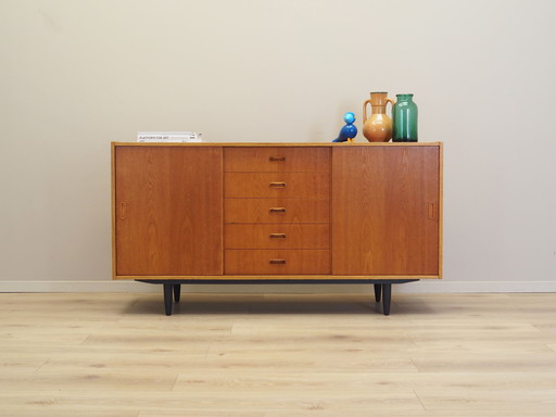 Buffet en chêne, Design danois, 1960S, Production : Danemark