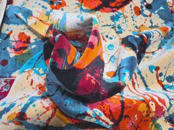 Alfombra sin título de Sam Francis – Lana sedosa sobre algodón, anudada a mano (200x300cm) – Wool (photo 7 of 10)