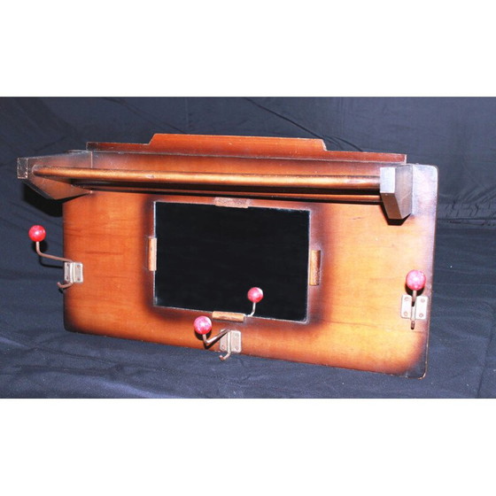 Image 1 of Vintage mahogany coat rack, 1950