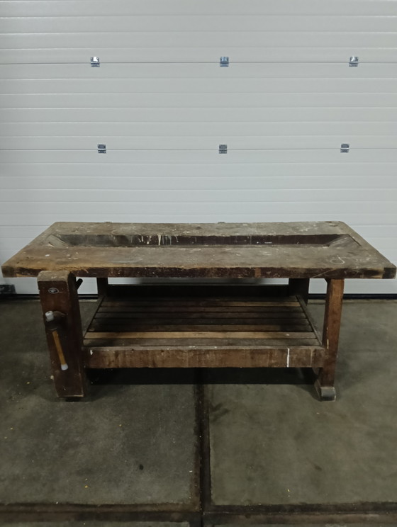 Image 1 of DeBeuk workbench vintage industrial