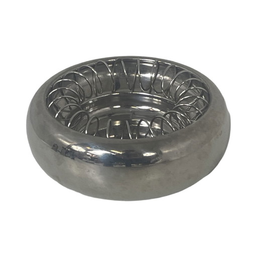 Achille Castiglioni for Alessi - Ashtray model spirale 7690 - Polished stainless steel - 80's