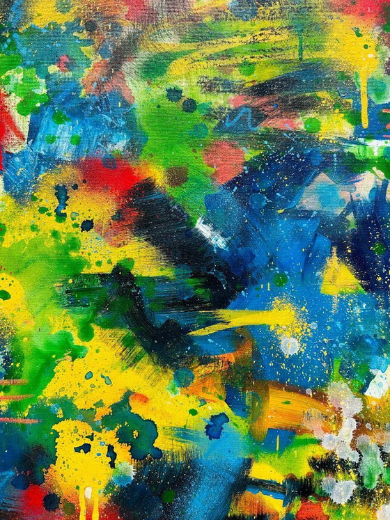 Image 1 of Matías MACHADO - Abstracción callejera - Pintura de artista