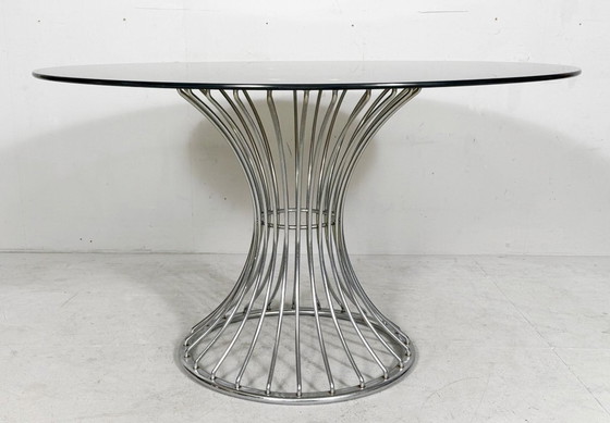 Image 1 of GASTONE RINALDI. Mid Century Esstisch, Italien, 1970er Jahre