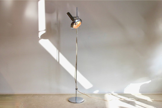 Lampadaire DGBM en métal chromé, Chrome (photo 2 sur 8)