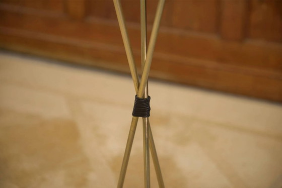 1960er Design dreiflammige Stehleuchte – Stehleuchten, Messing, Vintage (photo 7 of 10)