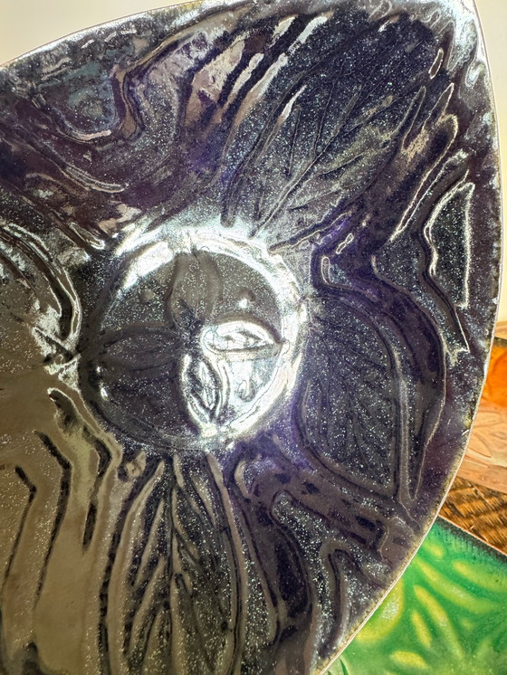 Image 1 of Vassoio tascabile in rame smaltato anni '60