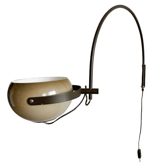 Mid-Century Design Dijkstra Arc Lamp Mushroom Wall Lamp 1970s – Dijkstra Lampen, Wall lights, Metal, Plastic (photo 9 of 12)