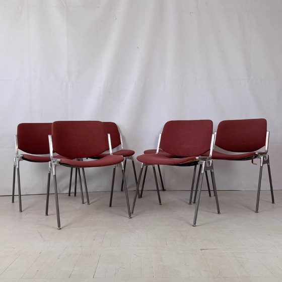 Image 1 of Set di 6 sedie Castelli di Giancarlo Piretti, Italia, anni '80