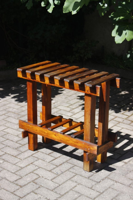 Image 1 of Mesa consola antigua de madera, década de 1890