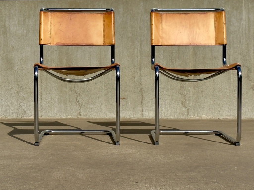 ENSEMBLE de 2 chaises vintage THONET | MART STAM | S33 | design