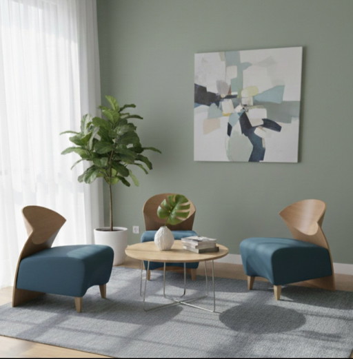 3 x Noors design stoelen "RAV" van Fora Form