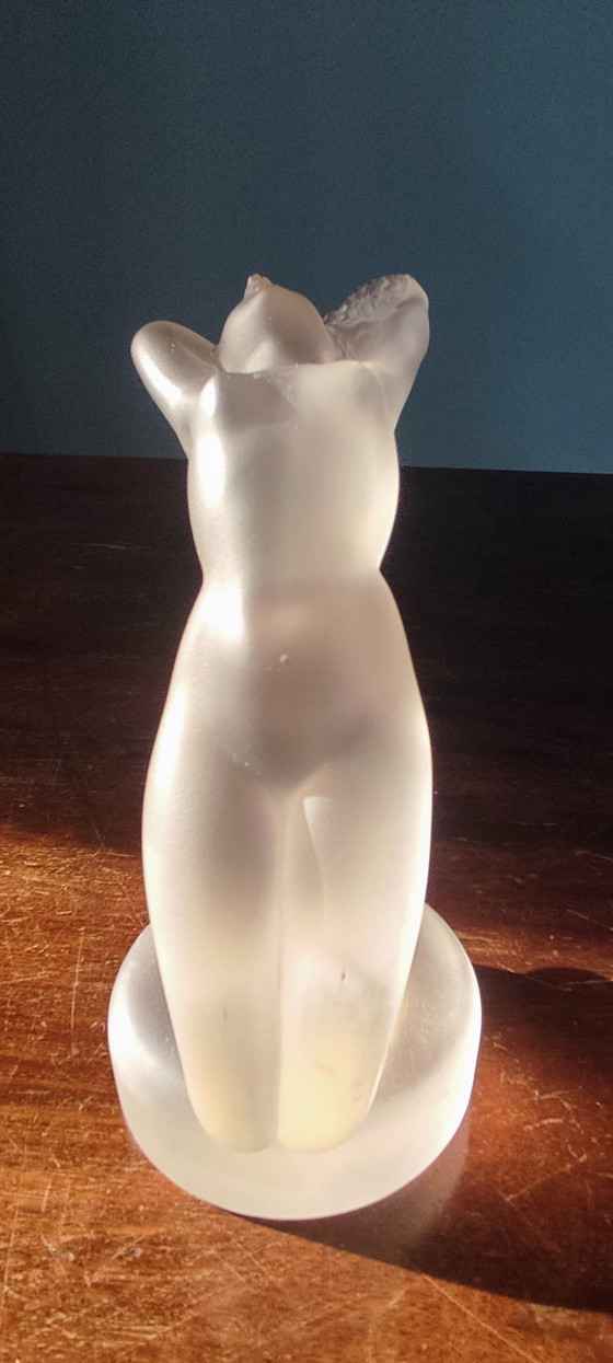 Image 1 of Statua "Chrysis" Lalique France - Cristallo Satinato Firmato - Vintage Luxury