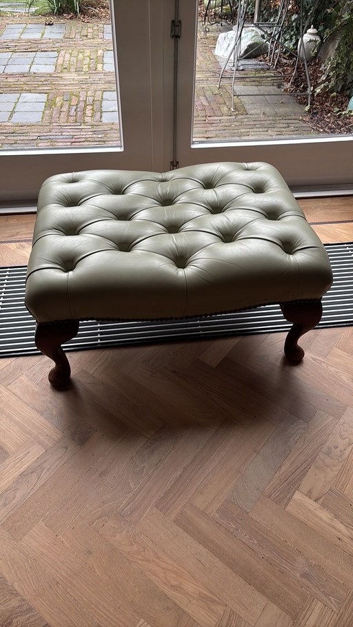 Tabouret Chesterfield Queen Anne
