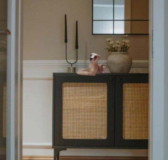 Image 1 of Borsa vintage in pelle Greyhound Château modellata a mano di metà secolo (Canada)