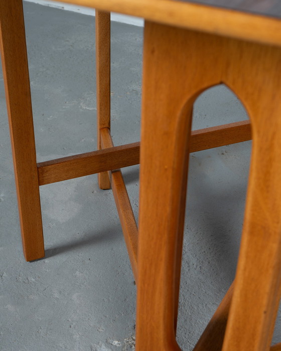 Image 1 of Foldable Oval Dining Table By Bendt Winge For Kleppes Møbelfabrik, Norway