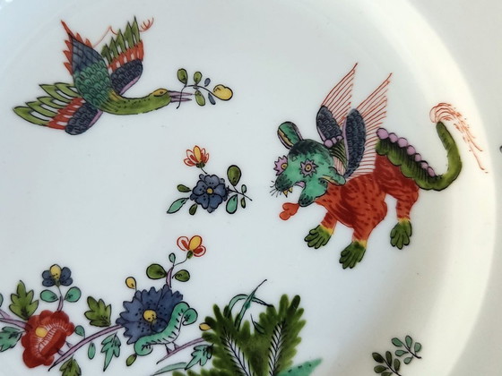 Image 1 of 2 Meissener „Kakiemon“-Teller mit japanischem Motivdekor, um 1900