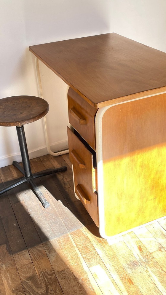 Image 1 of Children's Desk in the style of Jacques Hitier Vintage