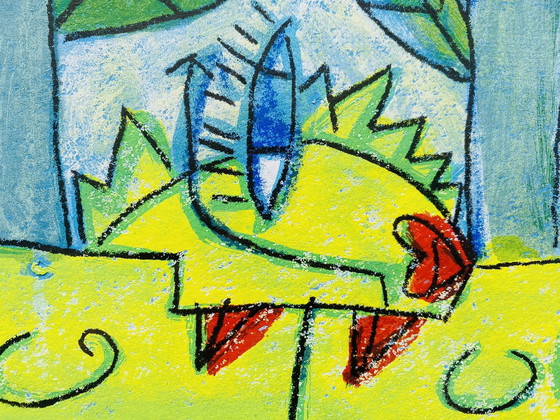 Image 1 of Hannes Kuiper - Serigrafía a todo color - Con marco