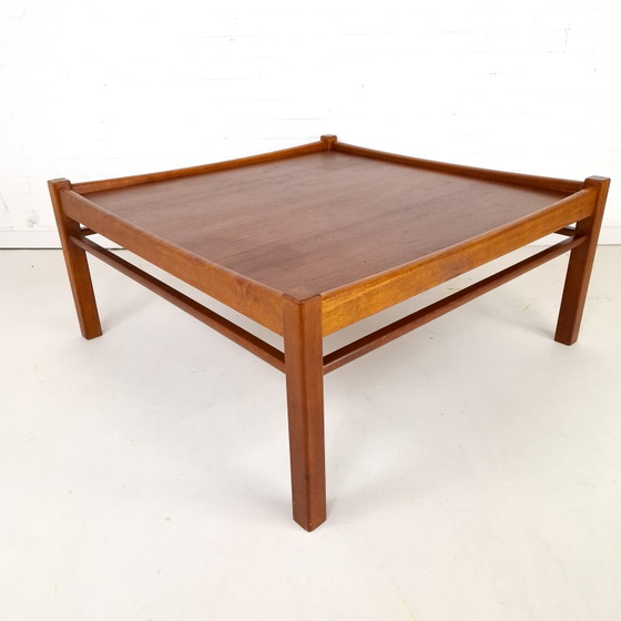 Tavolino da caffè quadrato vintage, design danese, in teak, anni '60/'70, stile Mid-Century Modern. (photo 2 of 9)
