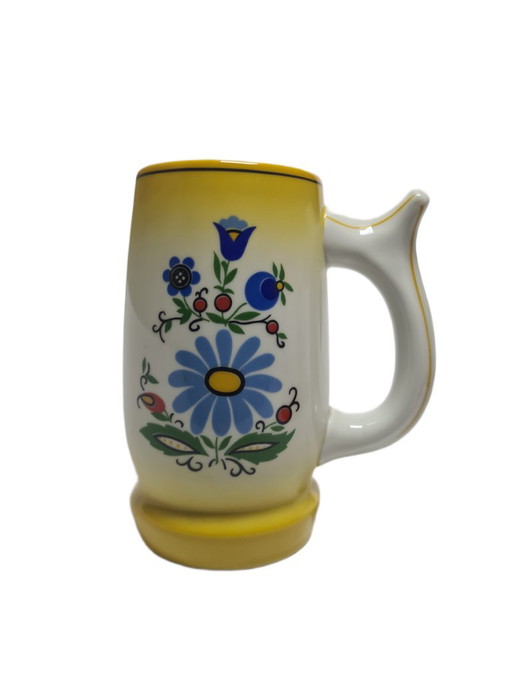 Gobelet à bière postmoderne de Lubjana, Pologne, années 1970 – tafelaccessoires, Ceramic