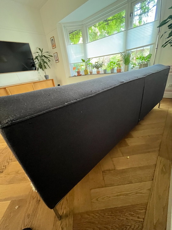 Design on Stock Bloq wool anthracite 3-seater + ottoman – 3-5 seaters (photo 3 of 5)