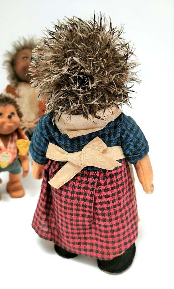 Image 1 of hedgehog family by Steiff