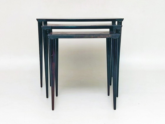 Tables d'appoint Aldo Tura « Tables gigognes » – TURA Milano Italia, Wood (photo 10 of 23)