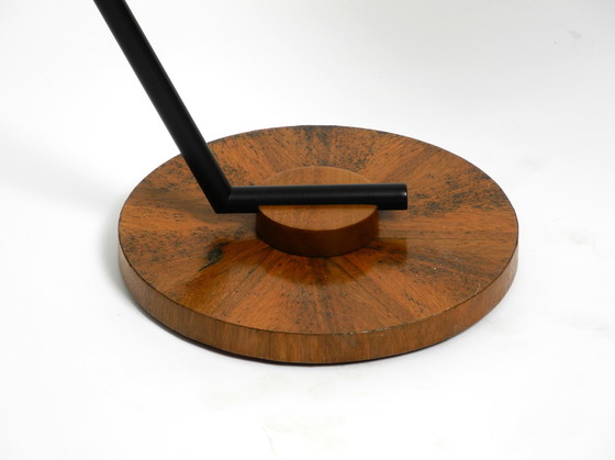 Image 1 of Lampe de table moderne Mid Century par George Frydman pour Temde avec placage de teck en très bon état