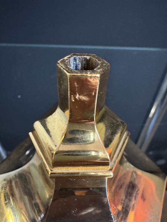 Image 1 of Candeliere Nagel placcato oro degli anni '70