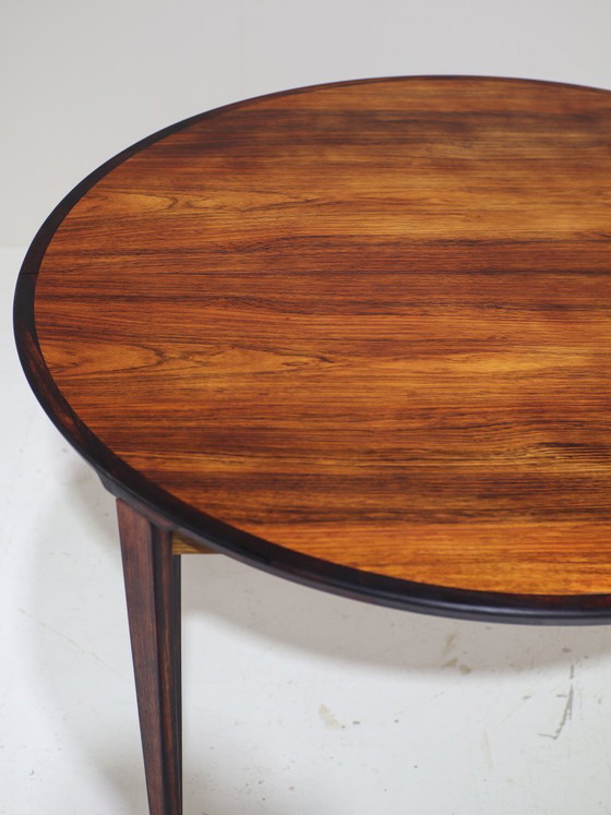 Image 1 of Henry Rosengren Hansen round extendable dining table rosewood