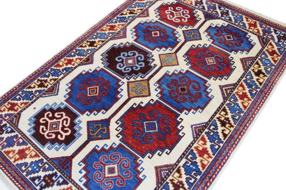 Image 1 of Origineel handgeknoopt Ziegler Kazak tapijt, 187 x 127 cm. Nieuw en in uitstekende staat.