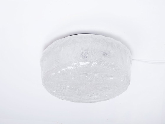 Image 1 of Wand- of plafondlamp IJsglas