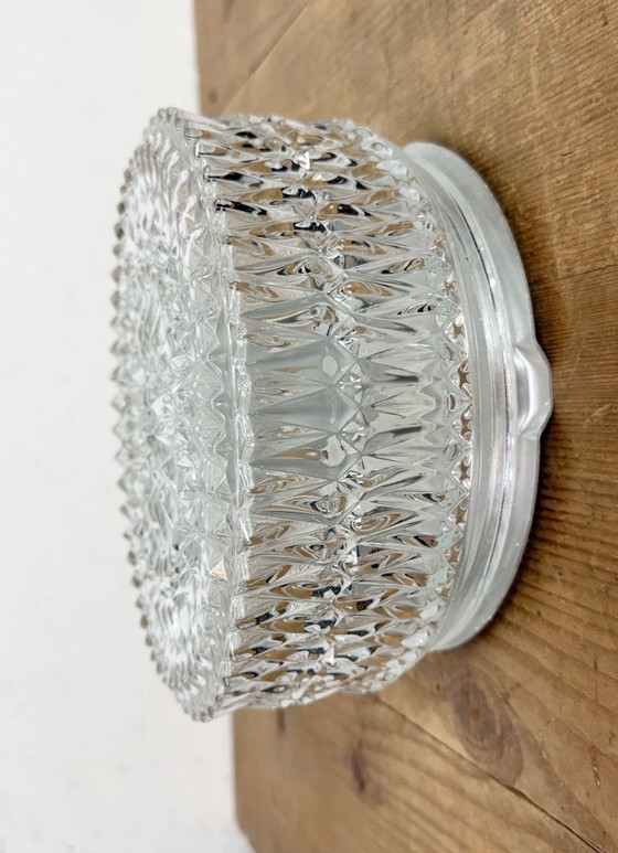 Image 1 of Vintage Glass Wall Or Ceiling Light, 1970s