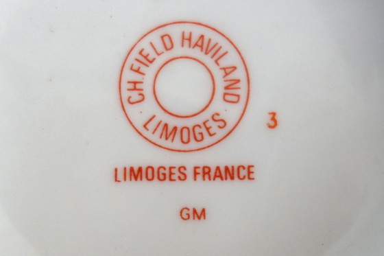 Image 1 of 2 Tassen mit Untertassen Charles Haviland, Mitte 20.