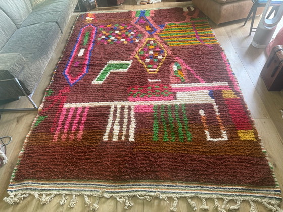 Moroccan wool rug with abstract composition – 308 × 211 cm – Baba Boho, Rugs & carpets (photo 11 of 11)