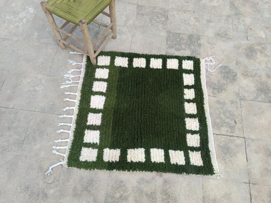 Image 1 of Custom Green Moroccan Carpet 250cmx200cm 