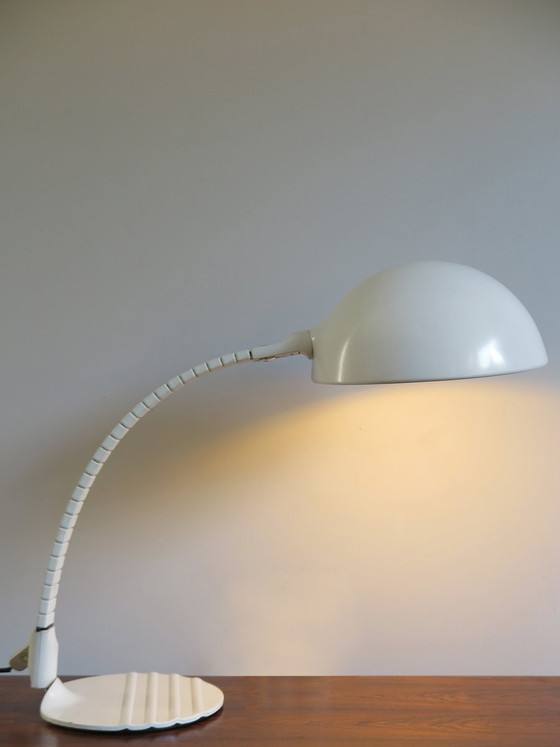Lampada da tavolo vintage di Elio Martinelli per Martinelli Luce – Lampade da tavolo, Alluminio, Plastica (photo 2 of 13)