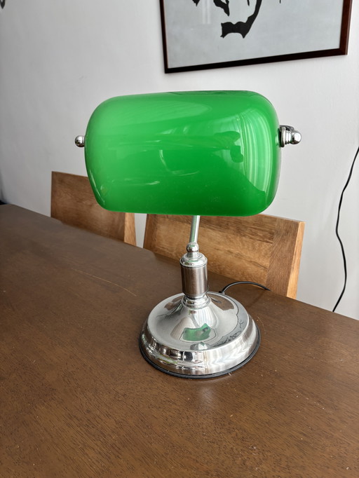 Vintage banker lamp 