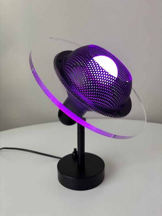 Image 1 of Lampada da parete in plexiglass Harco Loor anni &#39;80