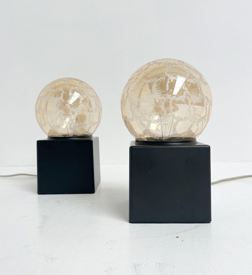 Ensemble de 2 lampes de table Philips, 1960