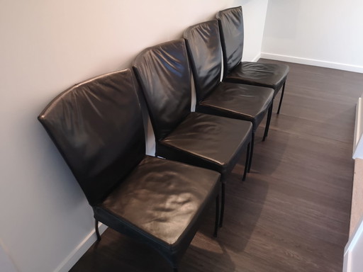 4x Montis Spica Eetkamerstoelen
