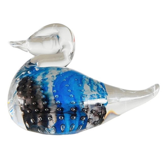 Vintage Mid-Century FM Konstglas Ronneby Glass Duck Figurines Set Birds 1970s – Decorative Objects (photo 9 of 22)
