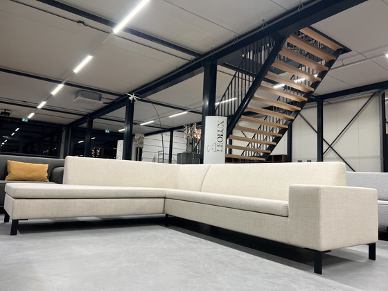 Image 1 of Divano angolare Gelderland 7610 con sgabello in tessuto Clara