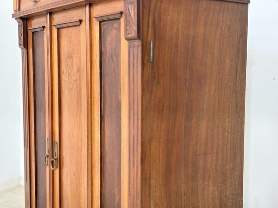 Magnifique commode/armoire ancienne Gründerzeit (fin du XIXe siècle) – vers 1900 – Wood (photo 11 of 15)