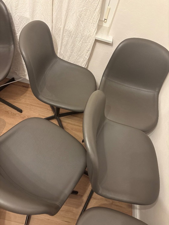 10 high-quality designer swivel chairs | Dark brown | 4-star base – Metal (photo 4 of 5)