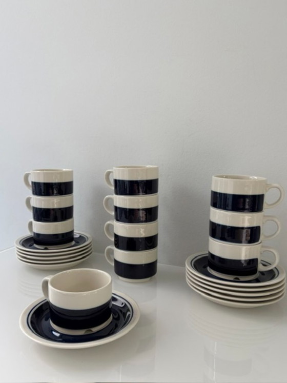 Vintage Arabia Finland Kasino – 11 Tasses Et Soucoupes – Vaisselle, Ceramic (photo 4 of 7)