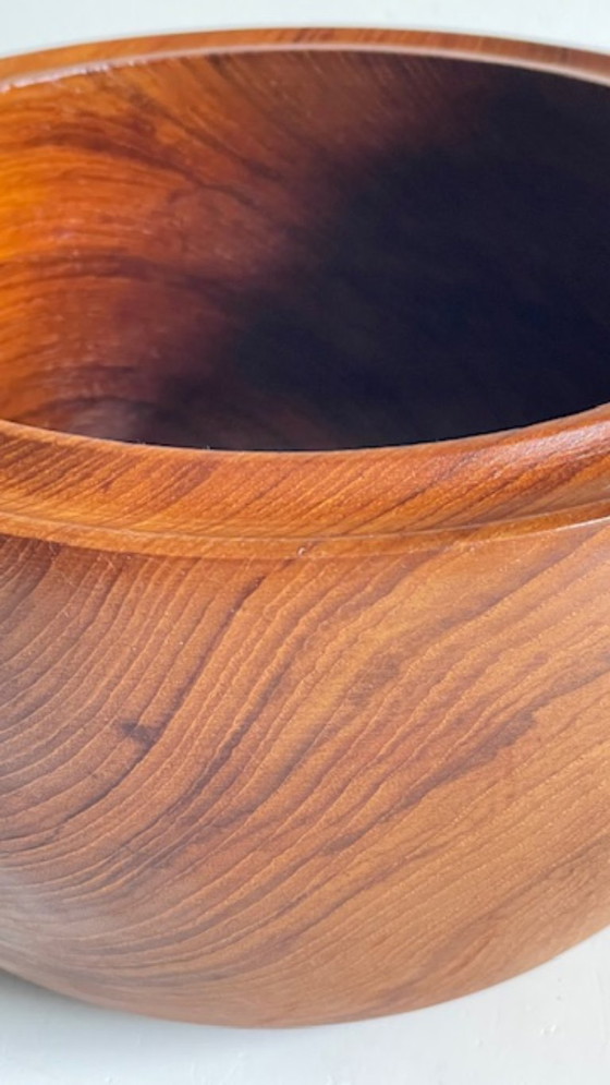 Ciotola da insalata VINTAGE in teak massiccio – Stoviglie, Legno (photo 2 of 25)