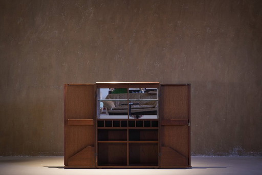 Vintage Walnut Bar/Sideboard, Germany 1980's